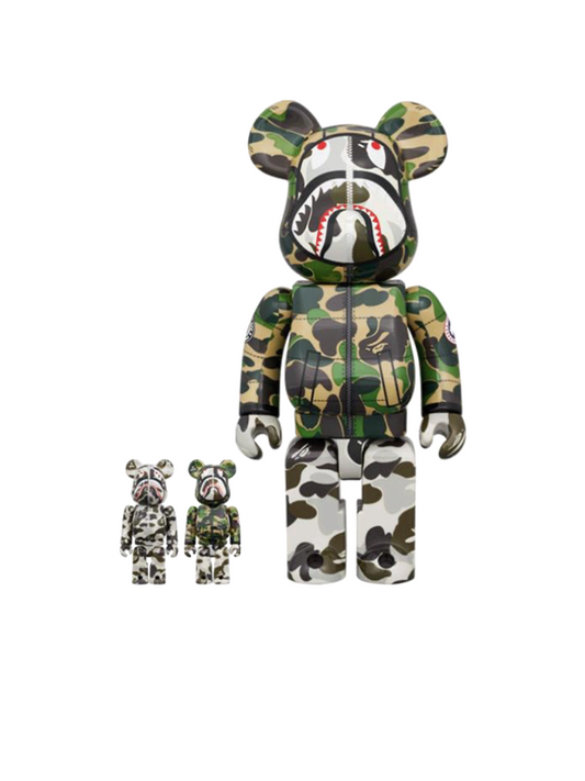 Bearbrick BAPE(R) x Canada Goose Shark 100% & 400% Set
