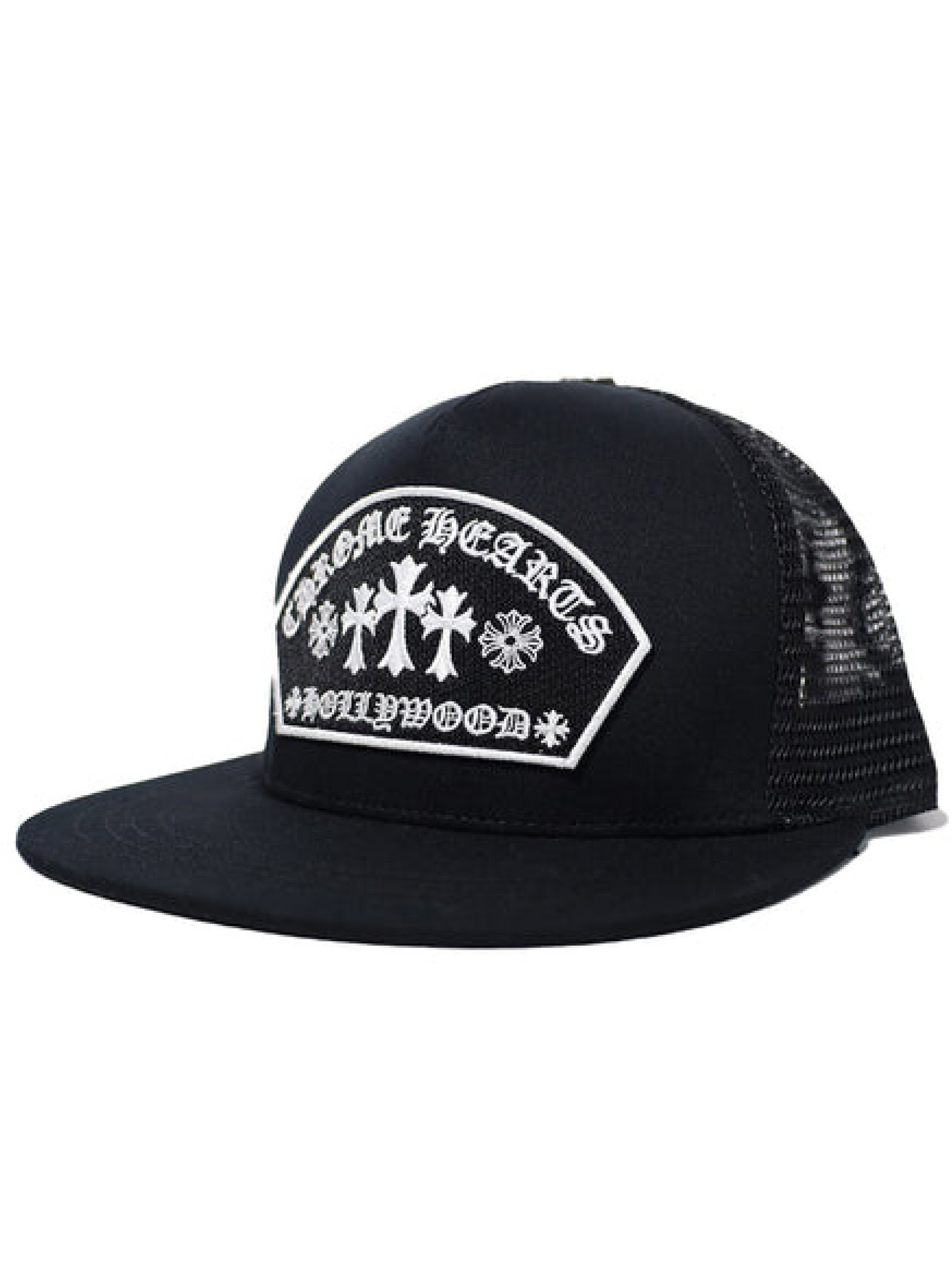 Chrome Hearts King Taco Trucker Hat Embroidery 'Black/White'
