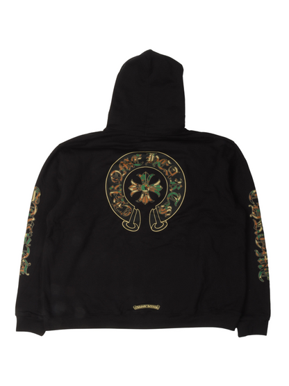 Chrome Hearts Camouflage Cemetery Cross Zip Hoodie