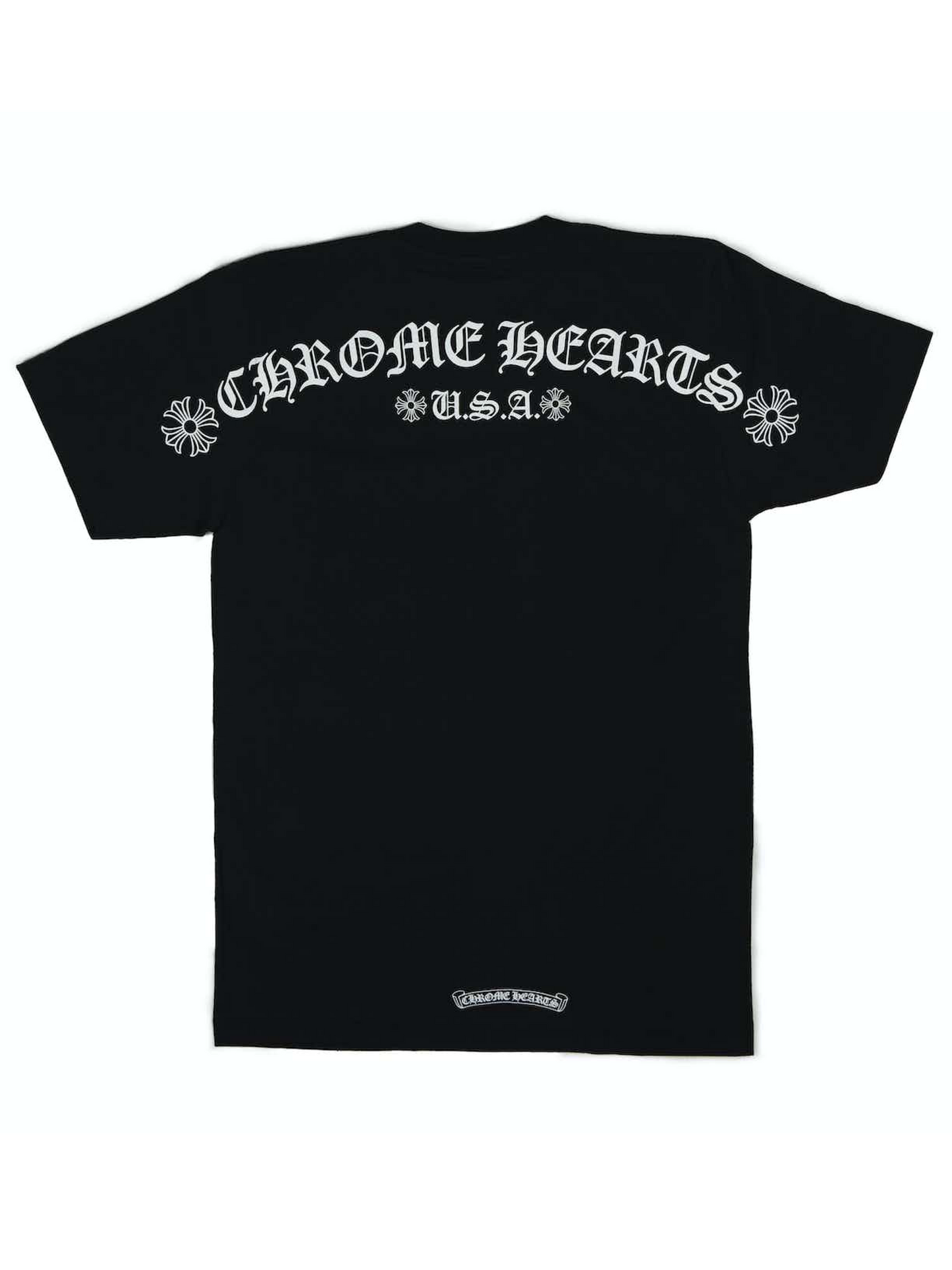 Chrome Hearts Shoulder Logo Pocket Tee USA Edition Black
