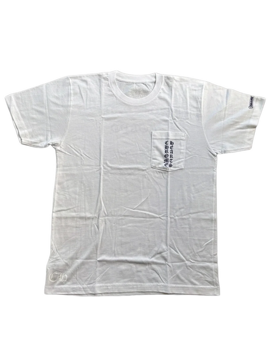Chrome Hearts Scroll Logo Tokyo Tee White
