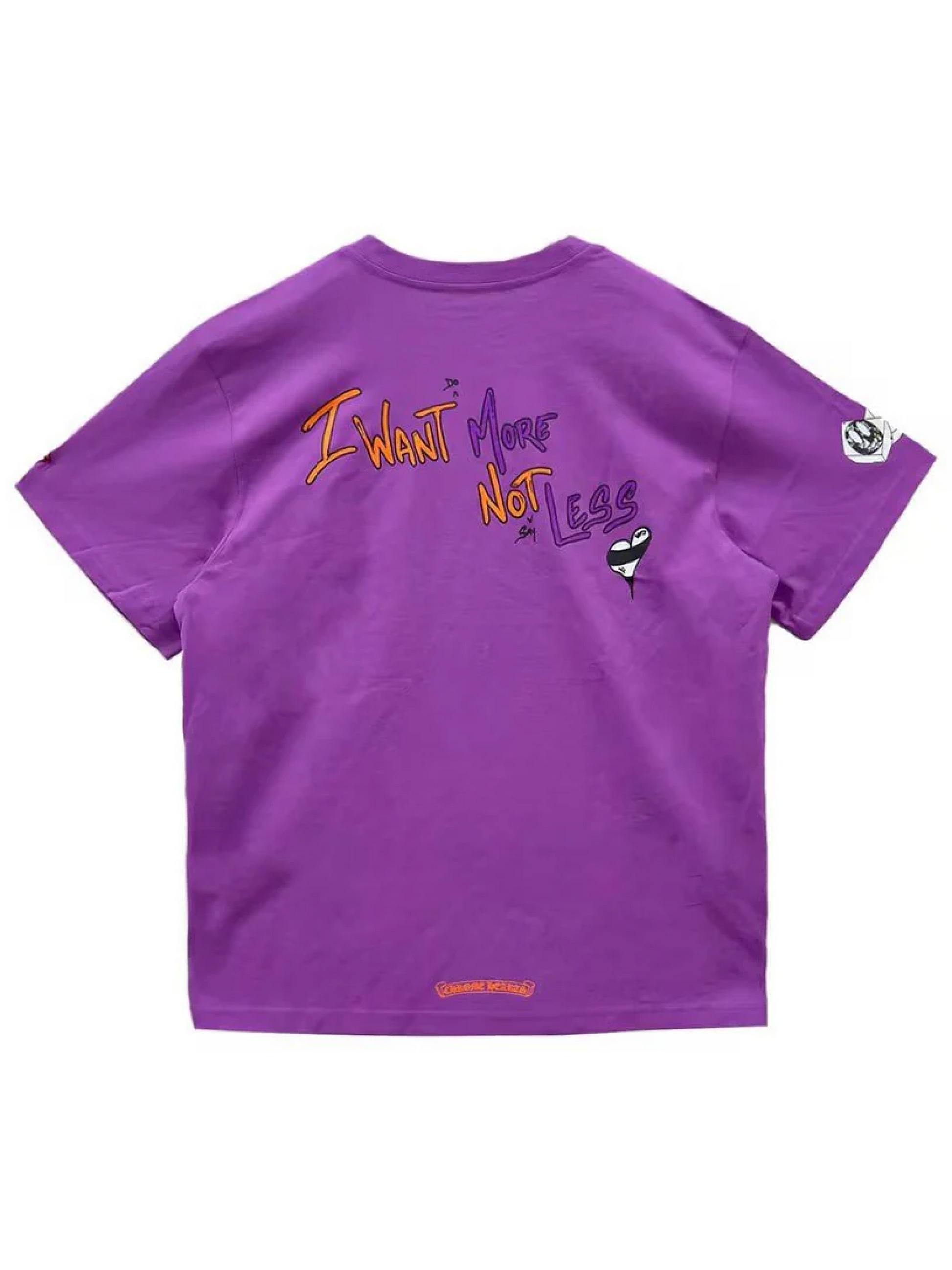 Chrome Hearts Matty Boy Purrelle Graffiti Tee Purple – THEPARKS Chrome Hearts Matty Boy Purrelle Graffiti Tee Purple – THEPARKS