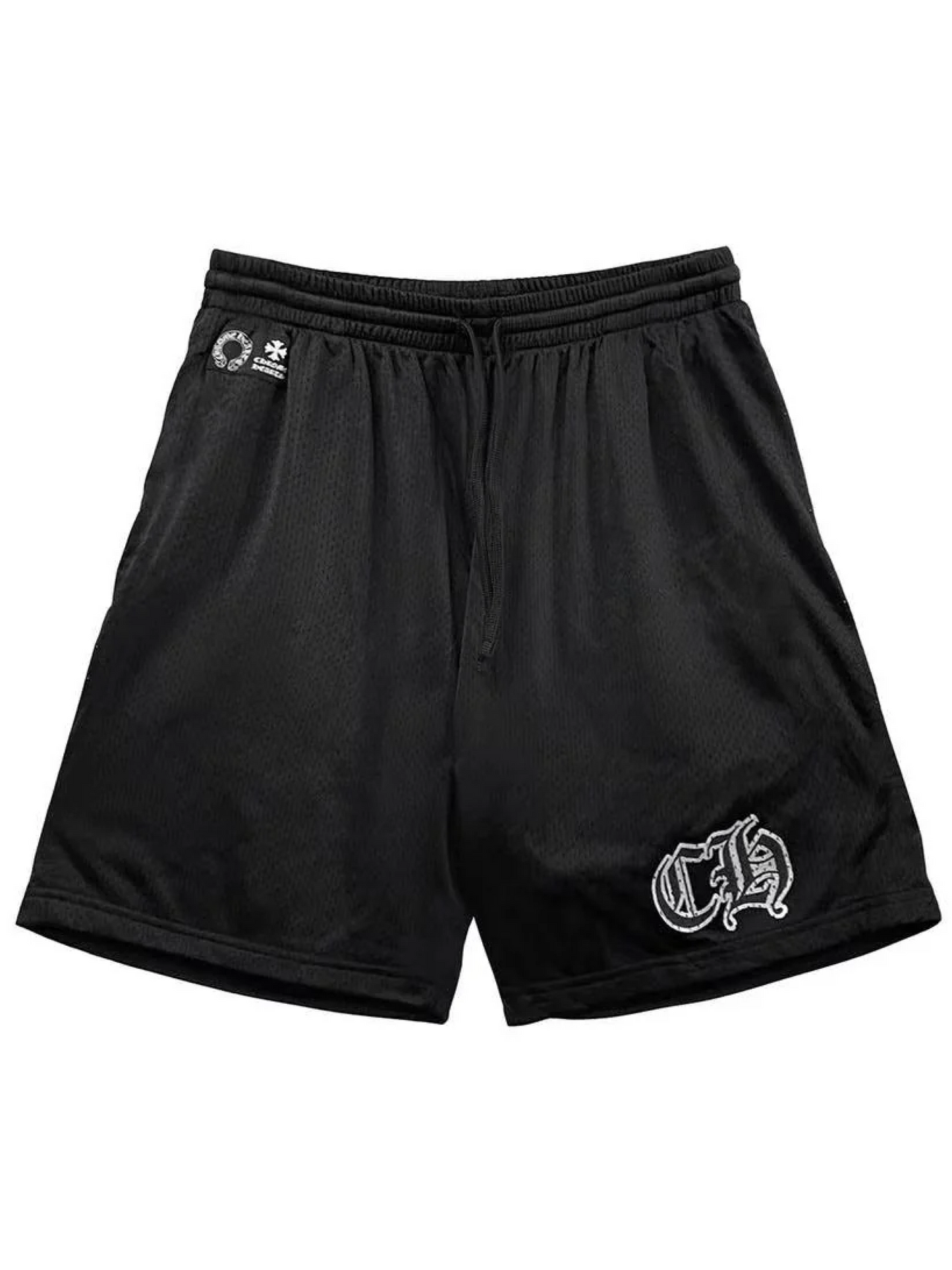 Chrome Hearts Sports Mesh Varsity Shorts Black