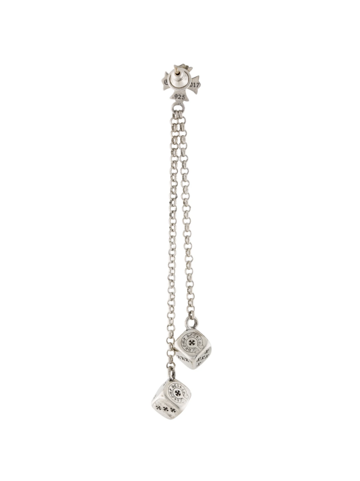Chrome Hearts Double Dice Earring
