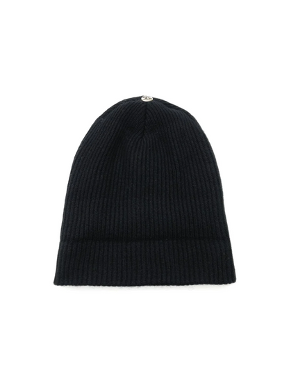 Chrome Hearts Cashmere CH Cross Logo Beanie Black