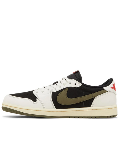 Jordan 1 Retro Low OG SP Travis Scott Olive (Women's)  DZ4137-106