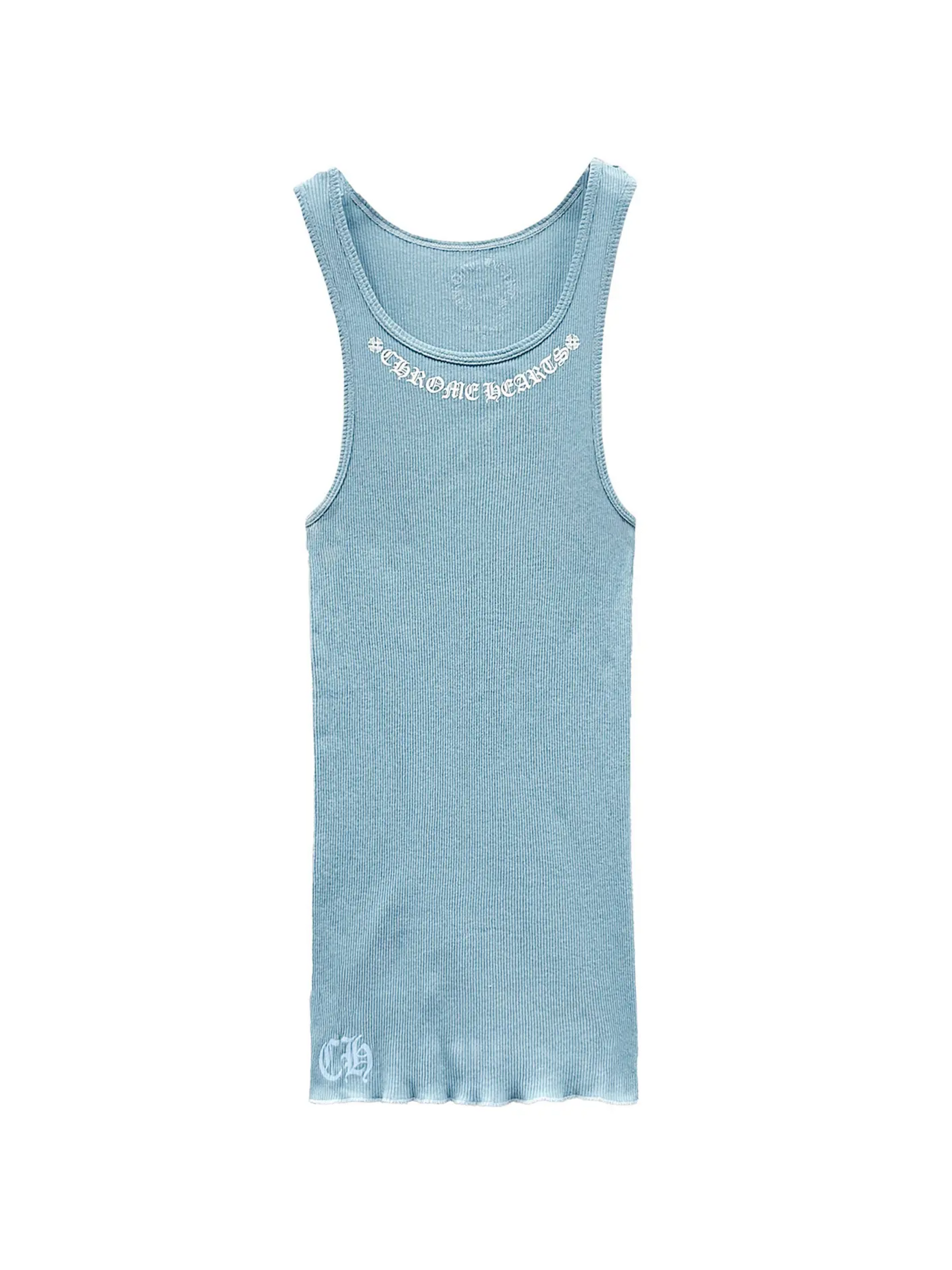 Chrome Hearts Love You Tank Top Baby Blue – THEPARKS