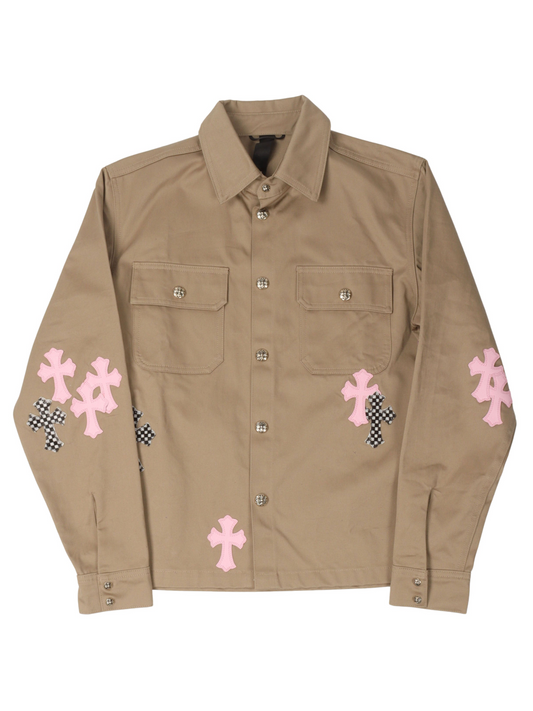 Chrome Hearts Cross Patch Work Jacket
