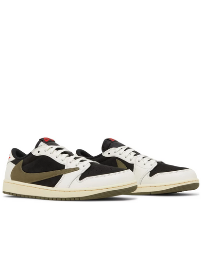 Jordan 1 Retro Low OG SP Travis Scott Olive (Women's)  DZ4137-106