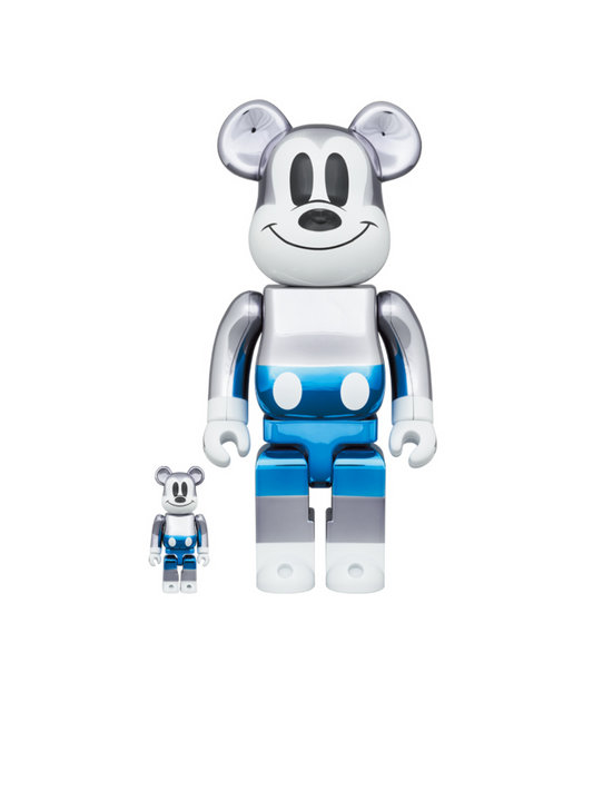 Bearbrick Fragment Design MICKEY MOUSE BLUE Ver. 100％ + 400％