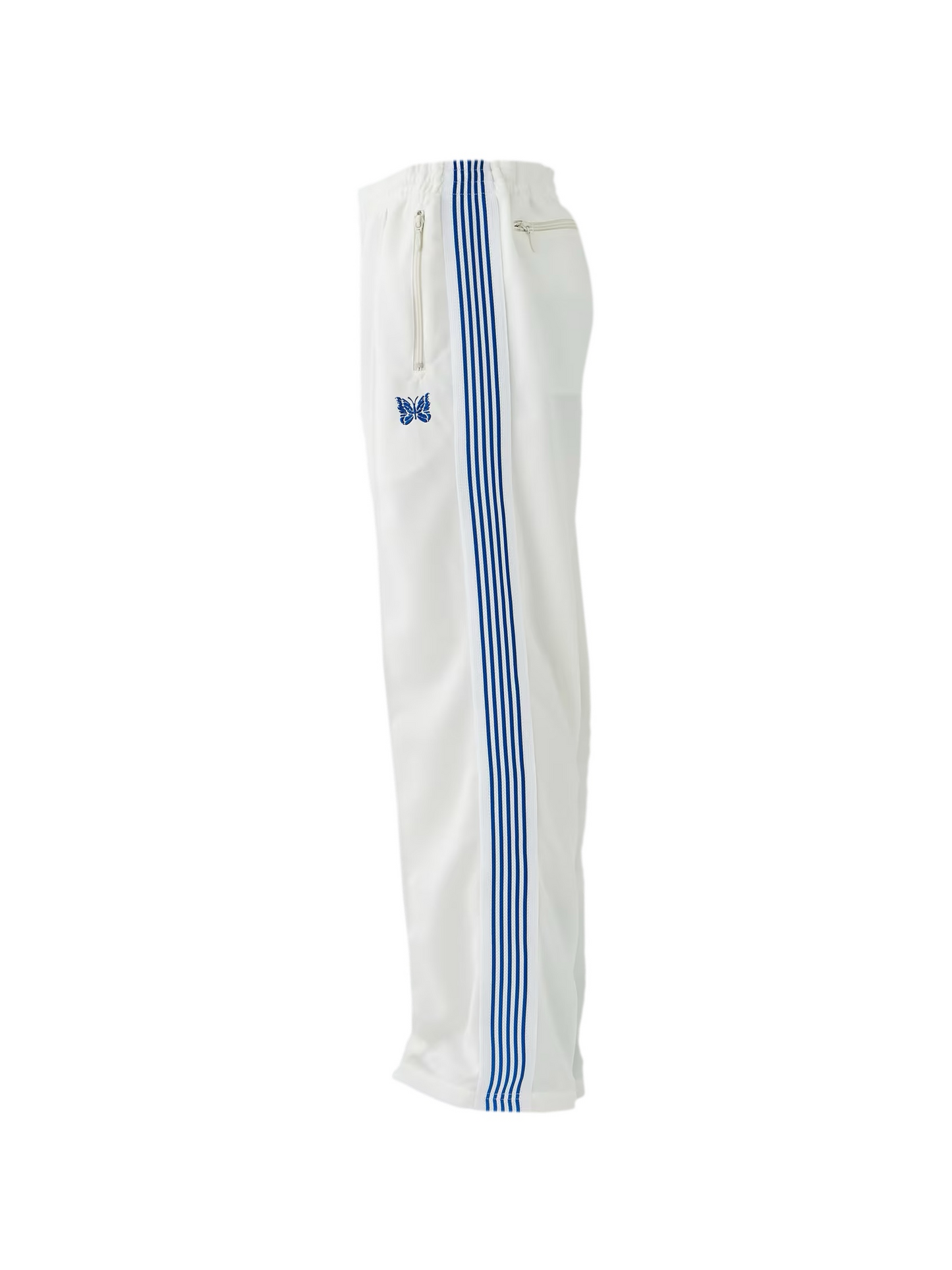 Needles Track Pants Exclusive White Blue Stripe