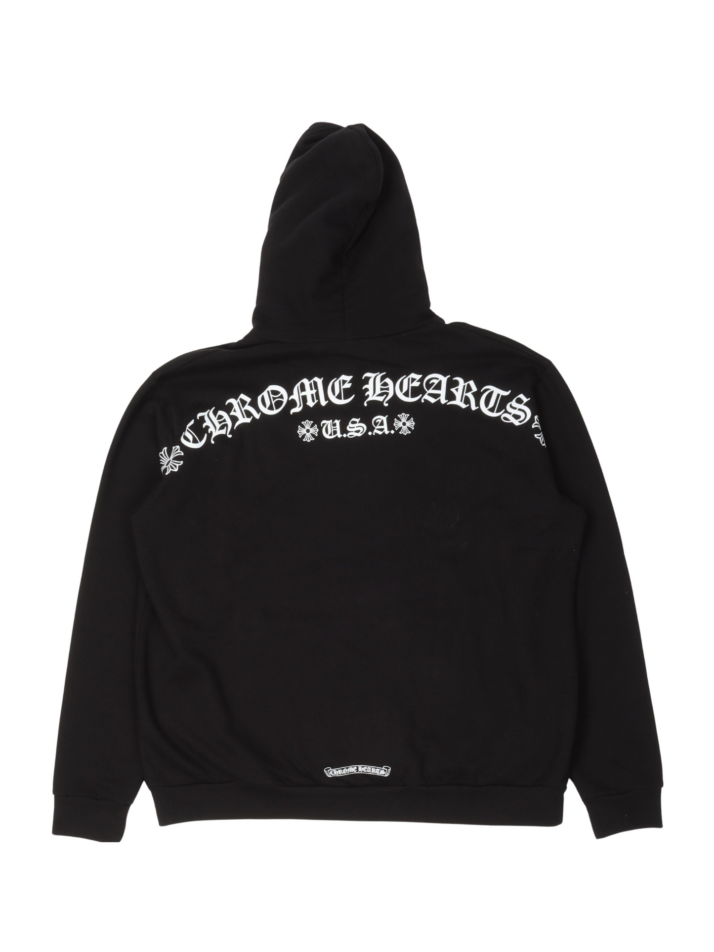 Chrome Hearts T Logo Hoodie Black
