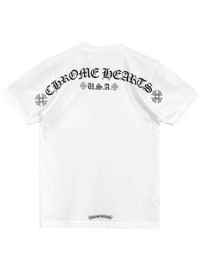 Chrome Hearts Shoulder Logo Pocket Tee USA Edition White