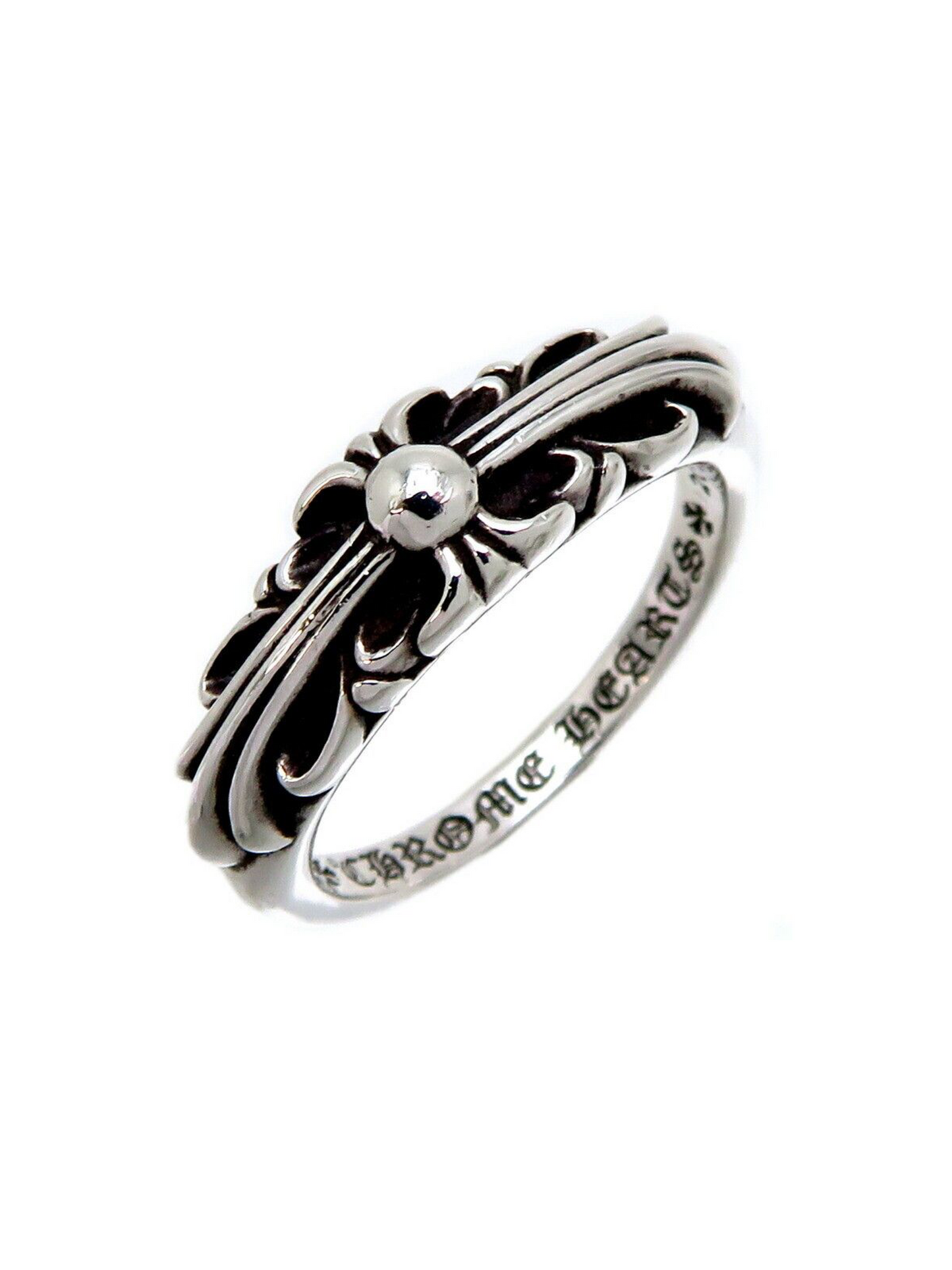 Chrome Hearts Silver Baby Floral Ring