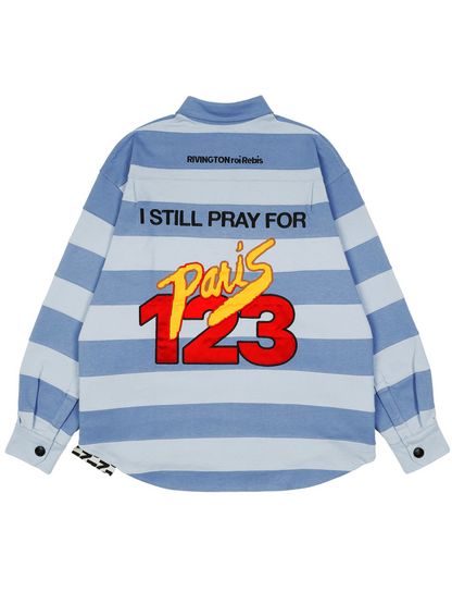 RRR123 I STILL PRAY Polo Blue