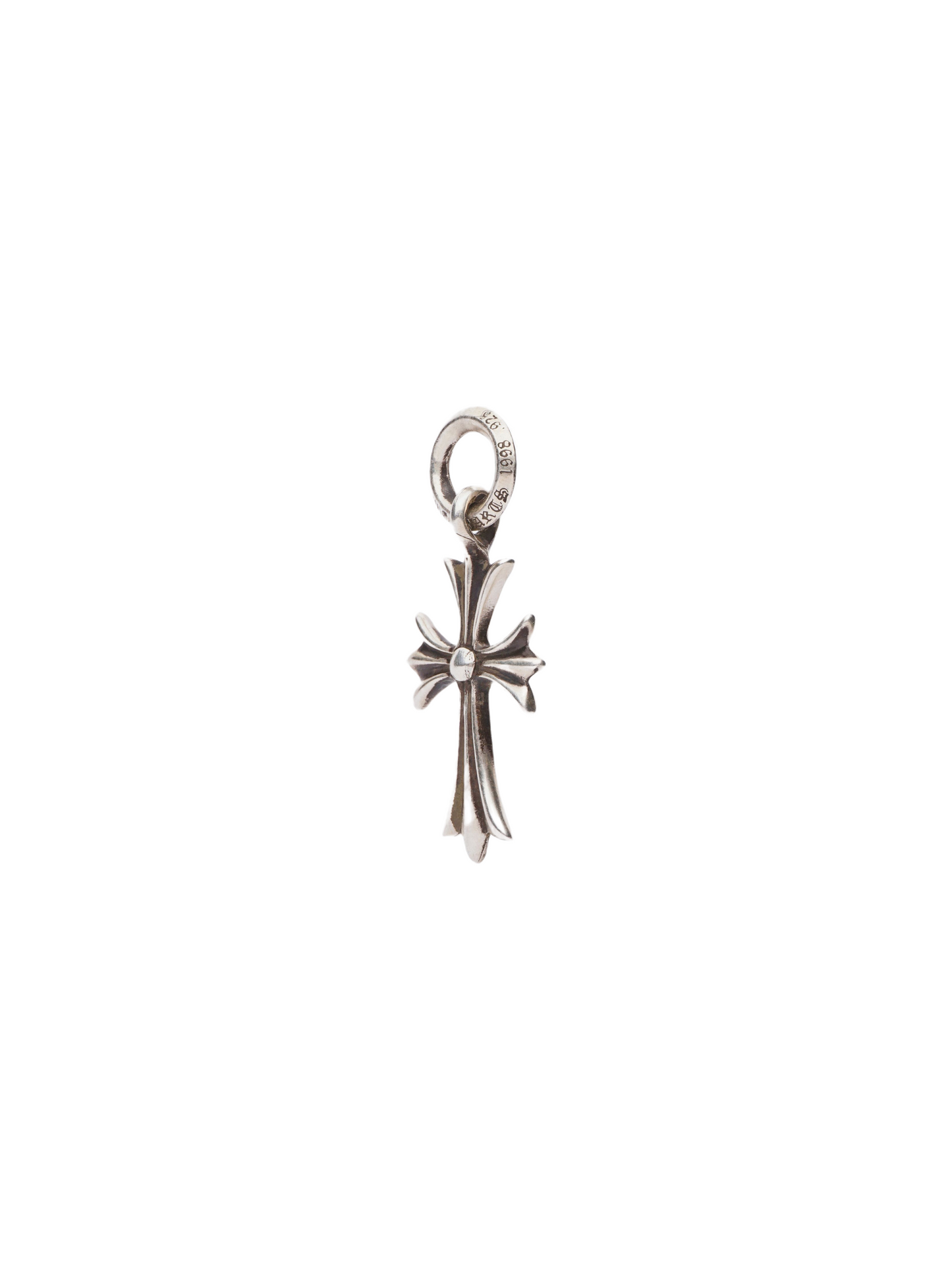 Chrome Hearts Tiny Cross Silver Pendant