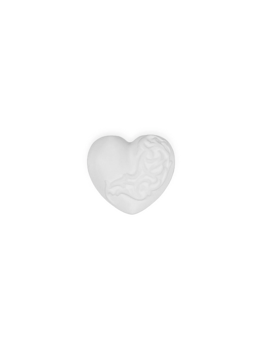 Chrome Hearts Silicone Heart Ring White