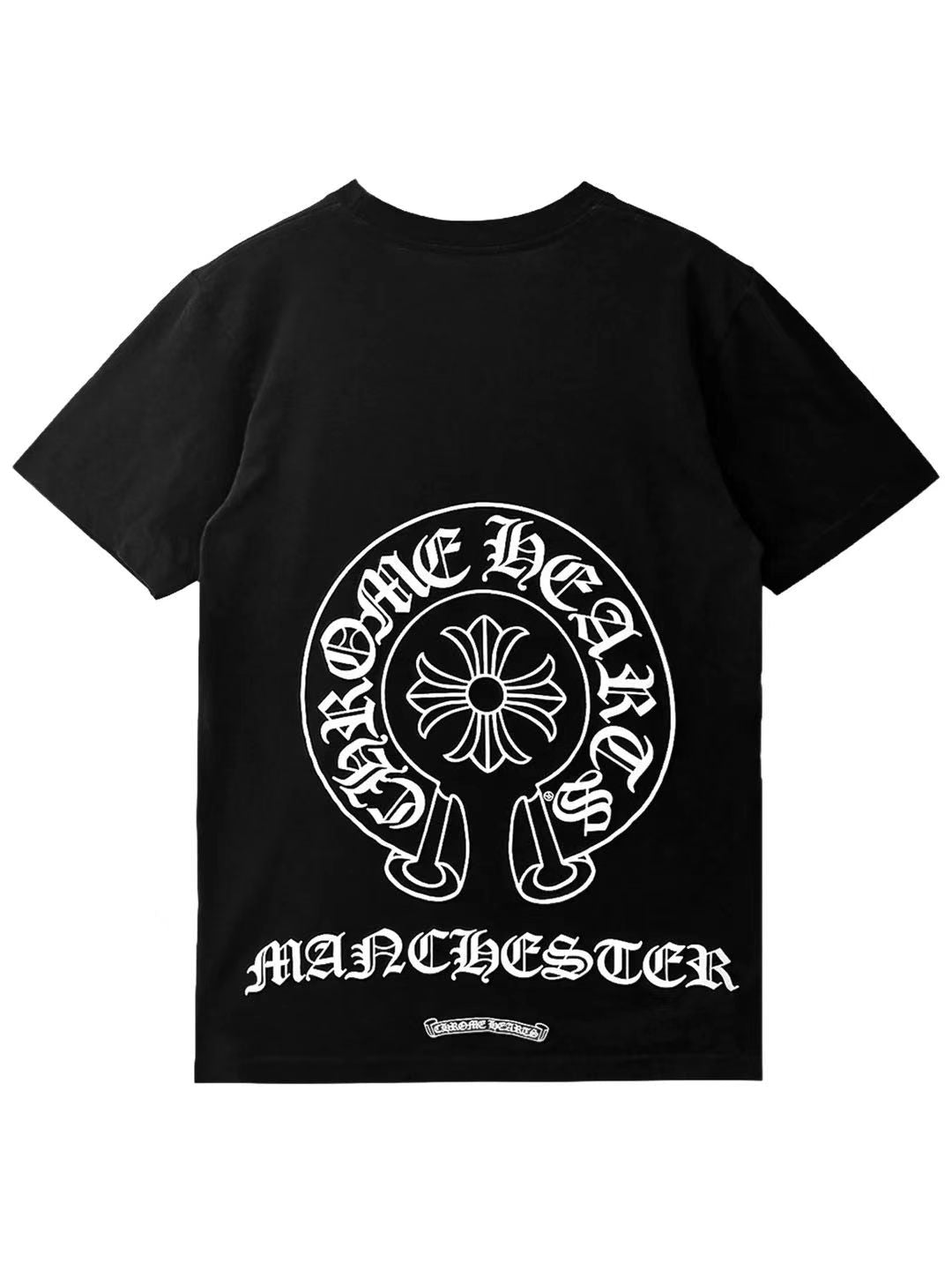 Chrome Hearts Horseshoe Logo Manchester Exclusive Pocket Tee Black
