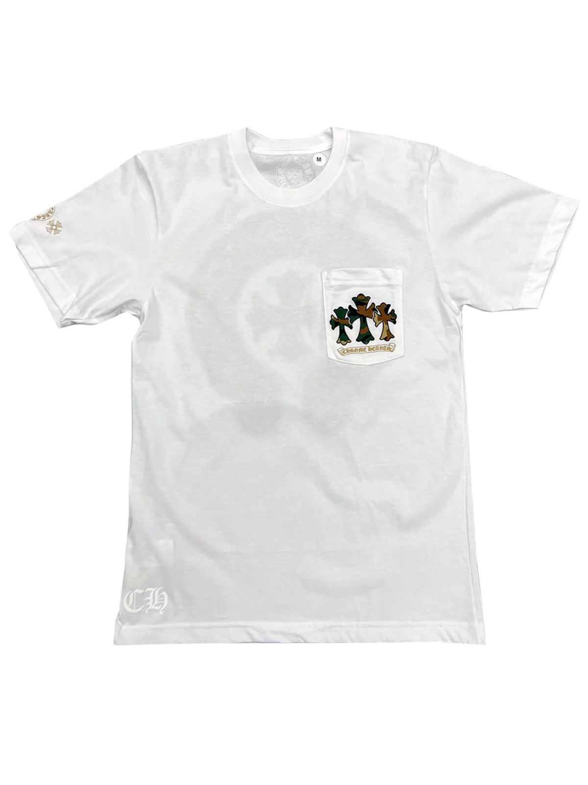 Chrome Hearts Camo Horseshoe Pocket Tee White