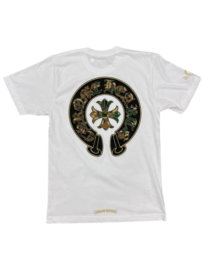 Chrome Hearts Camo Horseshoe Pocket Tee White