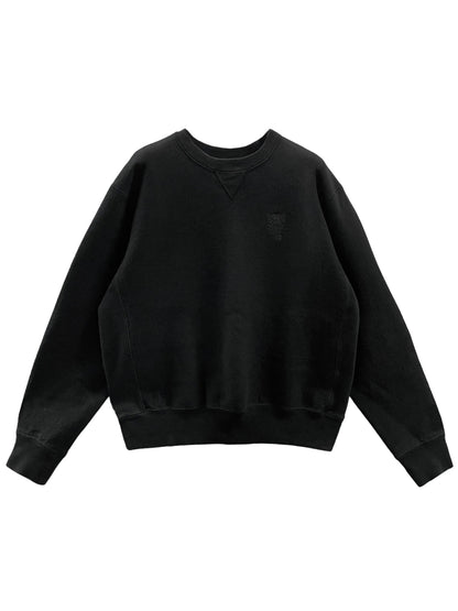 Chrome Hearts Kingfish Vine Dagger Embroidered Front Script Logo Embroidered Back Crewneck Black