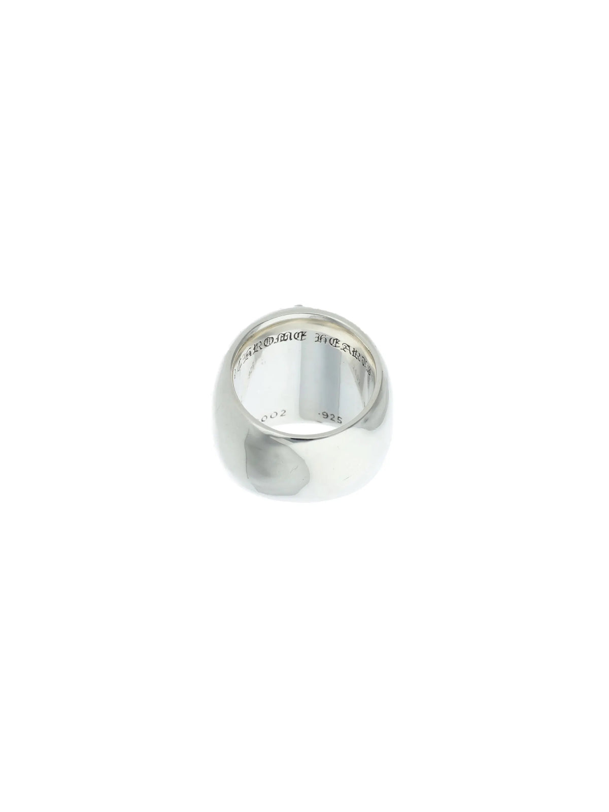 Chrome Hearts Classic Oval Cross Ring Silver