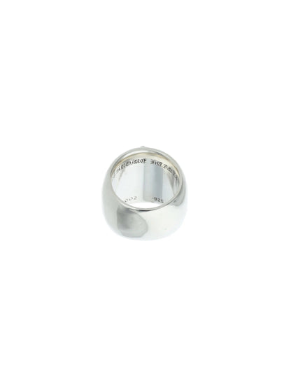 Chrome Hearts Classic Oval Cross Ring Silver