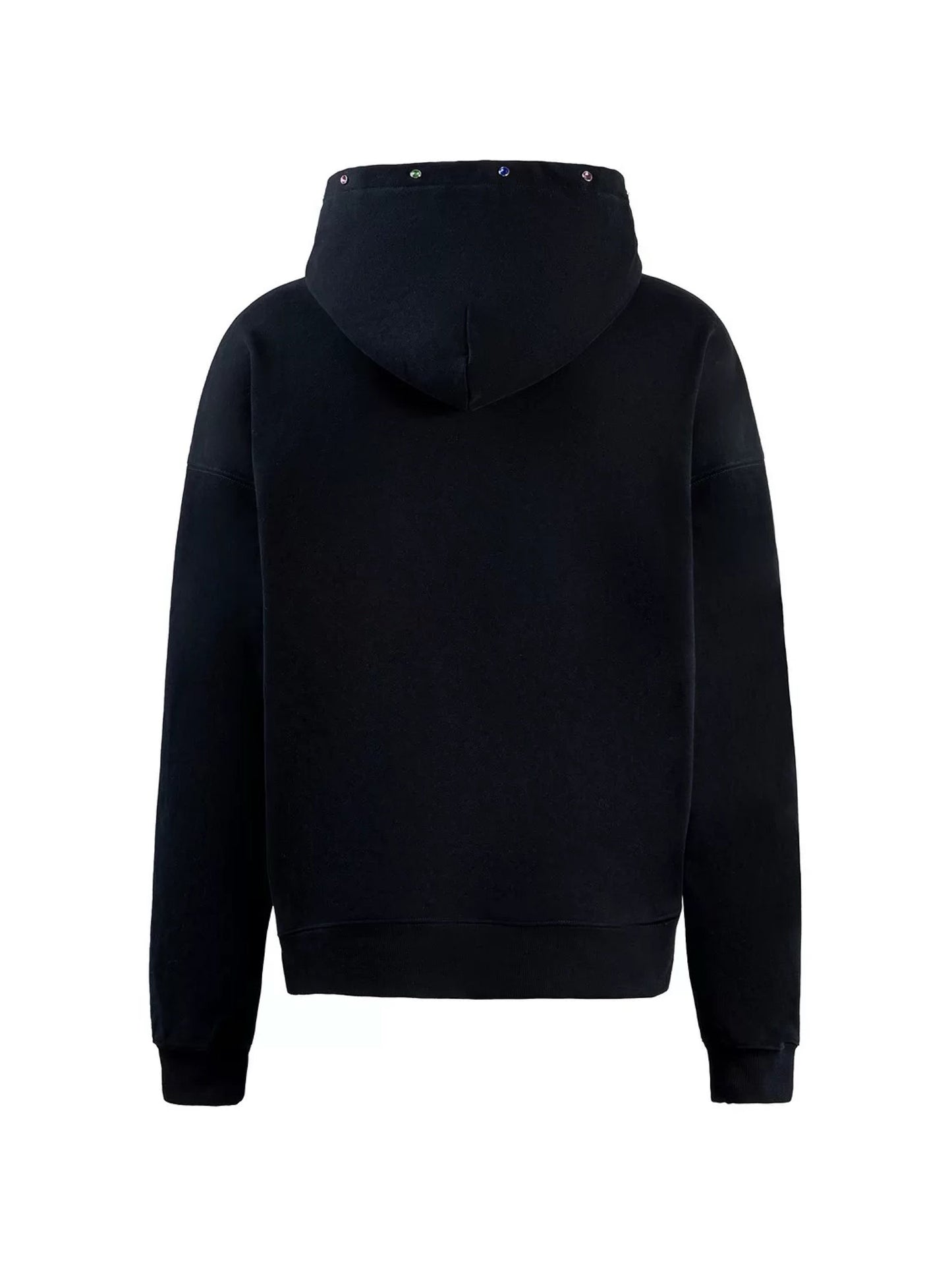 GODD BRAND Rainbow Rhinestone Hoodie Black