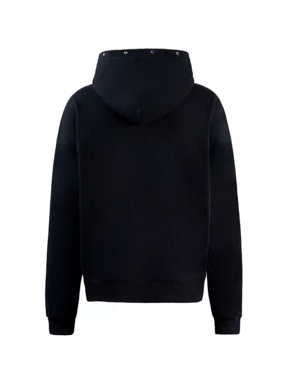 GODD BRAND Rainbow Rhinestone Hoodie Black