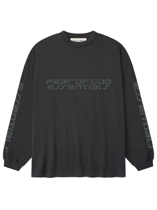 Essentials 25 Holiday 90s Long Sleeve Tee Vintage Black