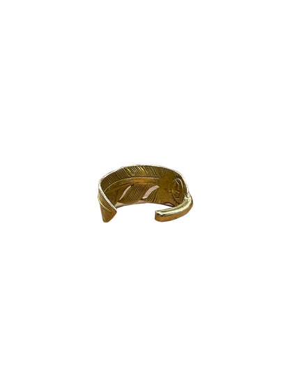 Goros Feather Ring Gold