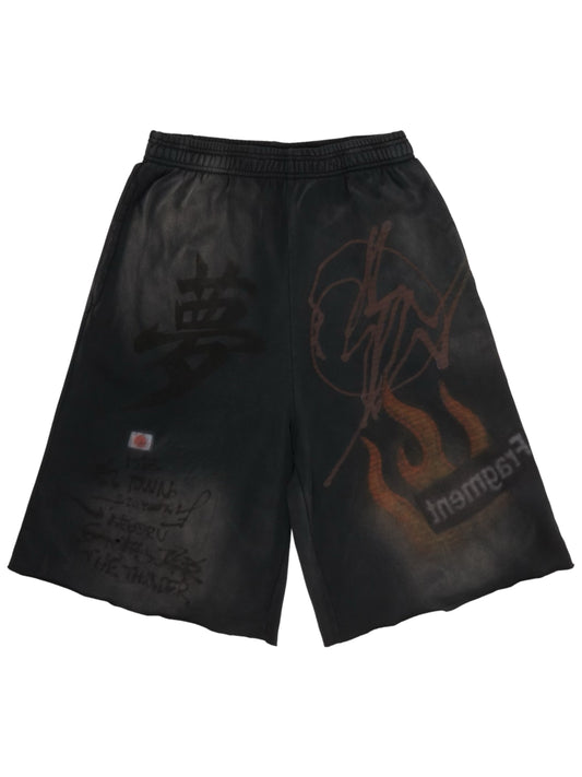 Travis Scott CJ x Fragment x Nike Dream Sweatshorts Brown