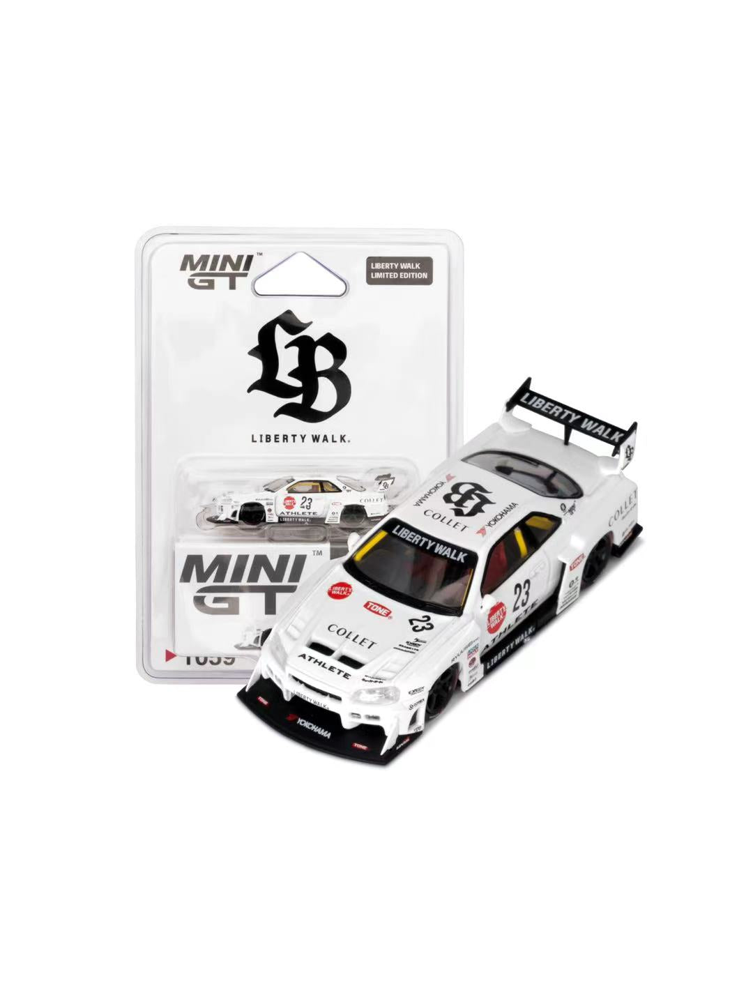 MINI GT 1/64 Nissan LB-ER34 Super Silhouette LB Packaging