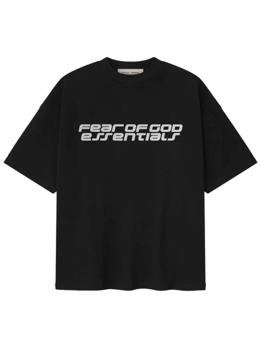 Essentials 25 Holiday Ponte 90s Tee Vintage Black
