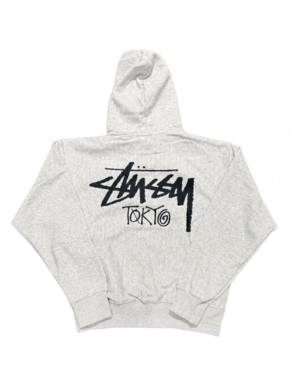 Stussy Stock Tokyo Hoodie Ash Heather