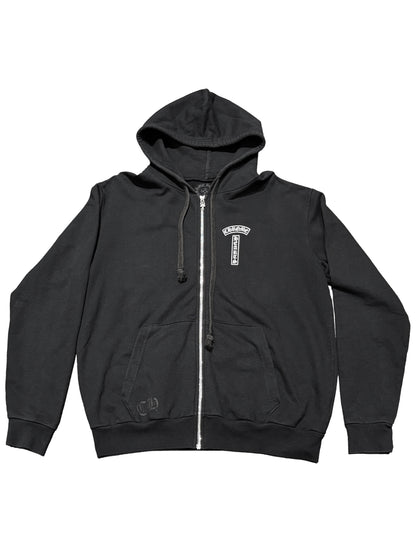 Chrome Hearts T Logo Zip Hoodie Black M C118343633-Used