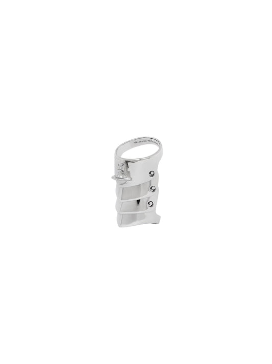 Vivienne Westwood Armour Ring Platinum