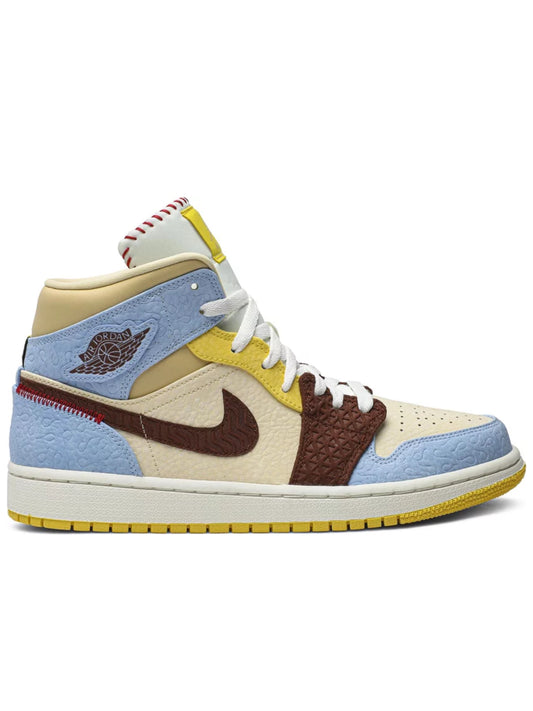 Air Jordan 1 Mid SE Fearless Maison Chateau Rouge CU2803 200