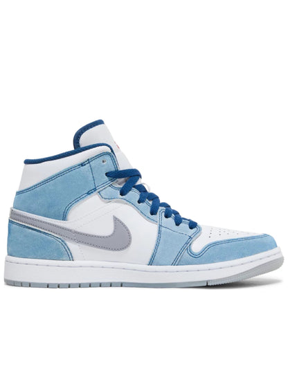 Jordan 1 Mid French Blue Fire Red  DN3706-401