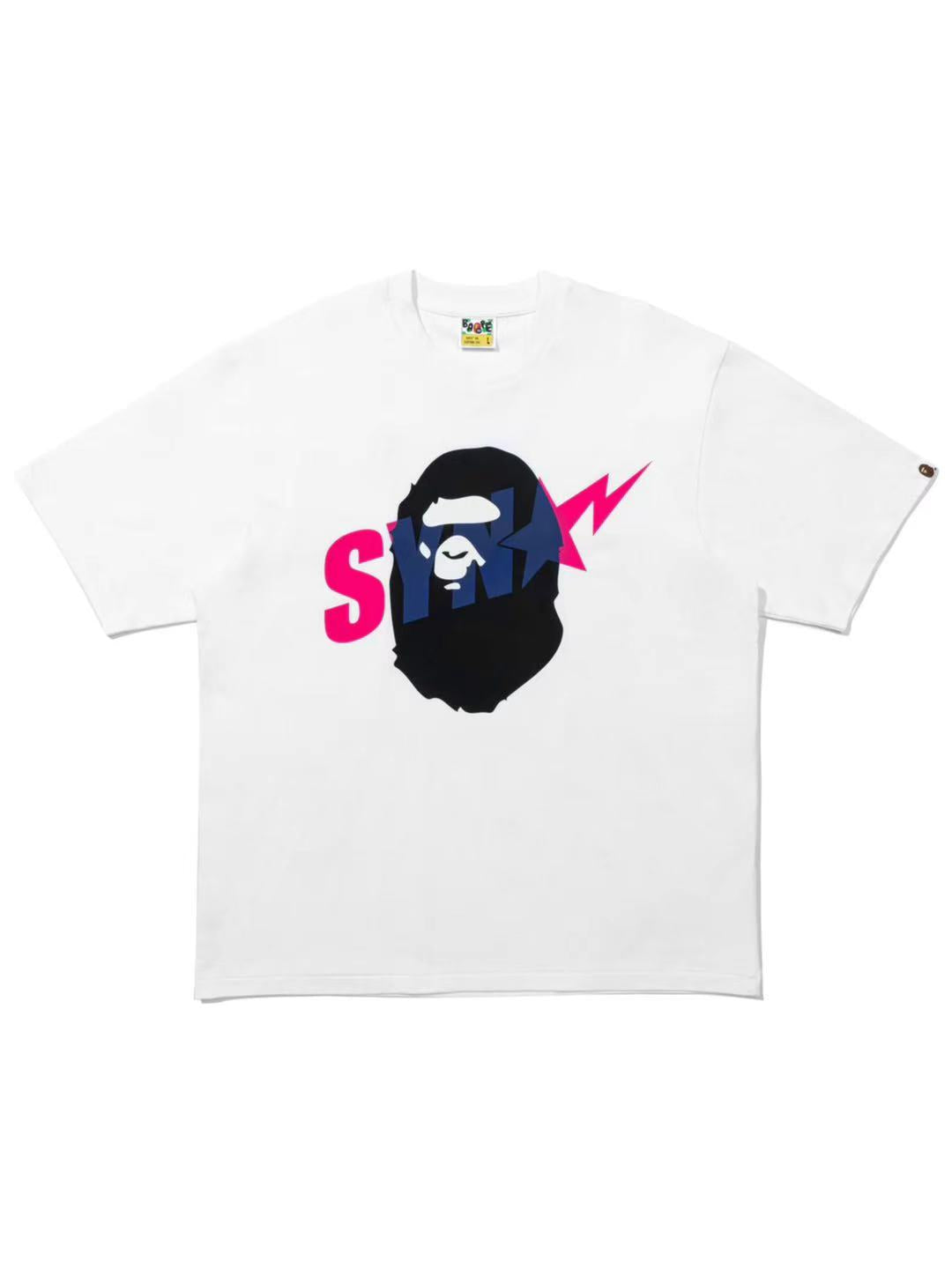 Bape x Spotify x SYNA By Central Cee Ape Head Tee White