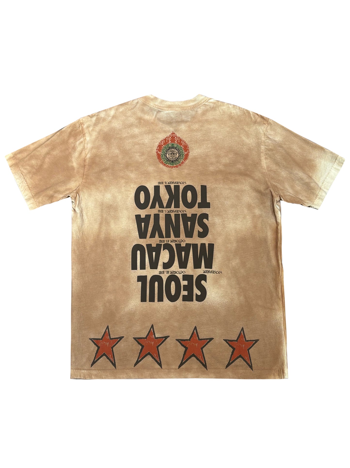 Travis Scott Circus Maximus Grim Reaper Tee Brown