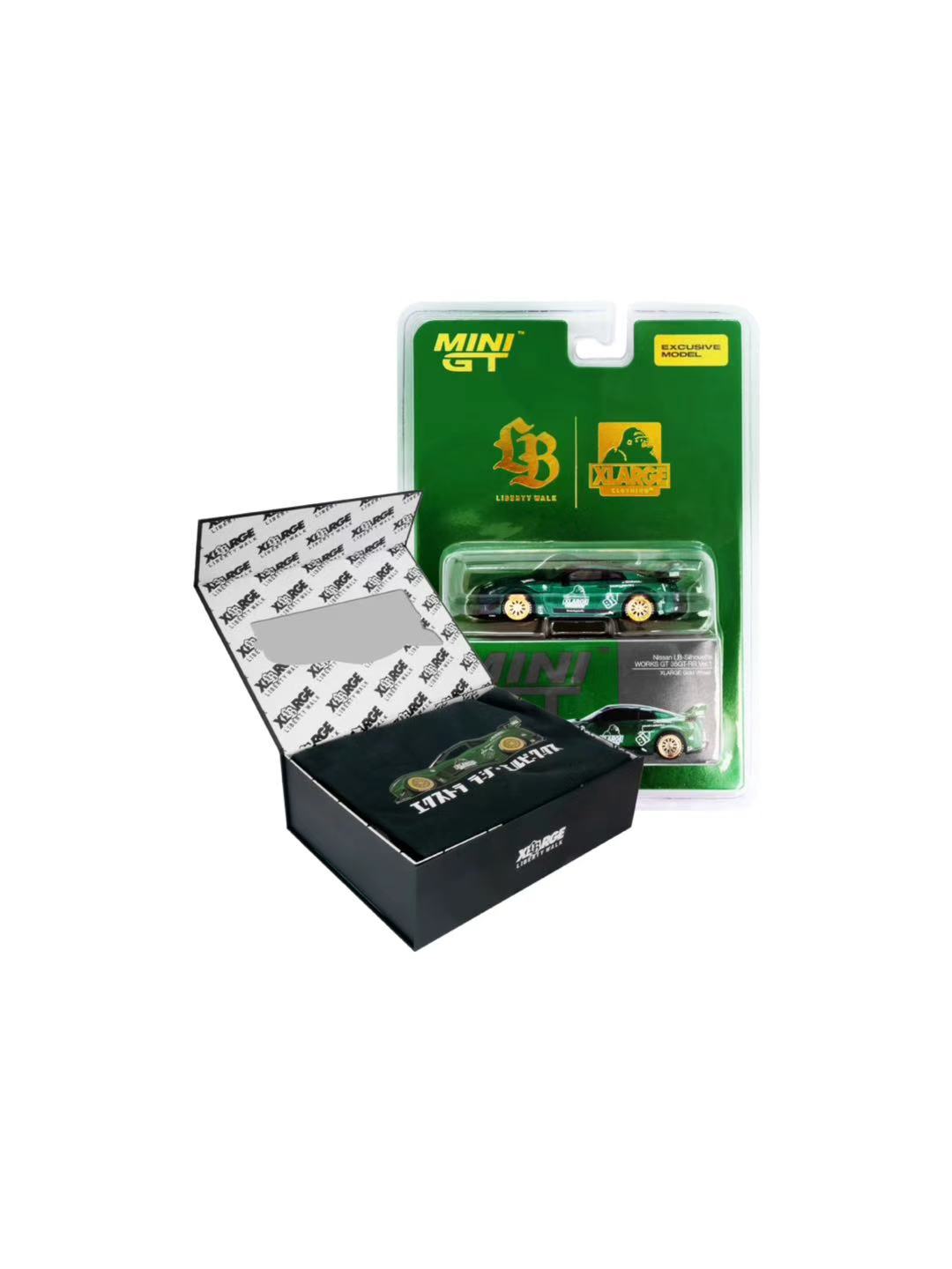 Mini GT 1/64 Liberty Walk x Xlarge GT-R35 Pop-Up Exclusive Special Box