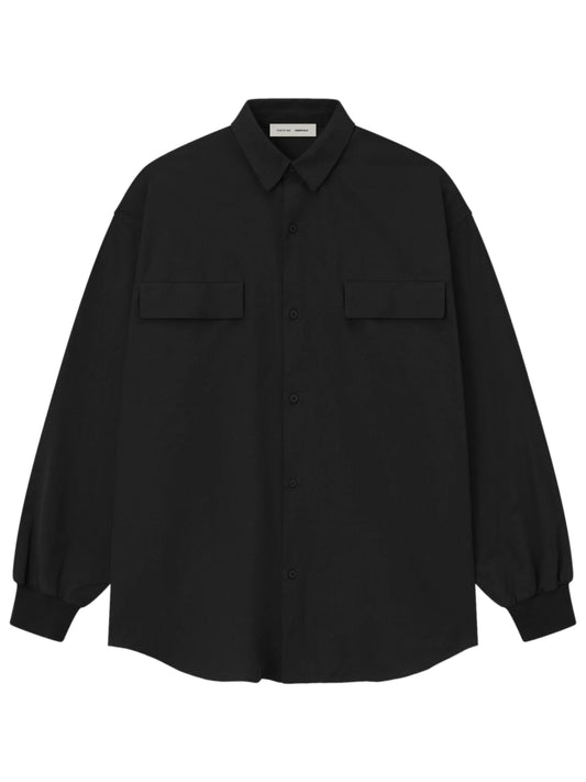 Essentials 25FW Oxford Shirt Jet Black