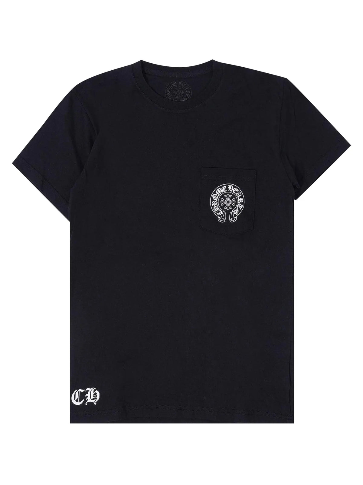 Chrome Hearts Paris Exclusive Horseshoes Pocket Tee Black
