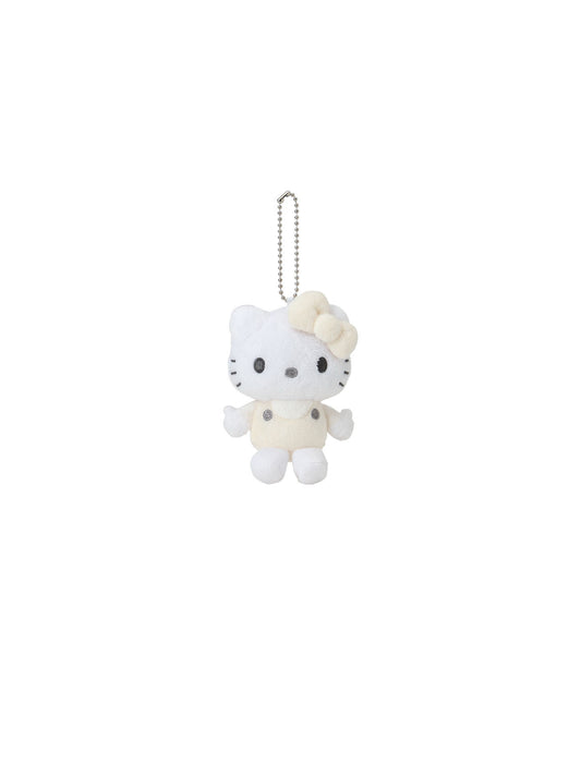 Hello Kitty White Plush Keychain Sanrio Color Variation Series
