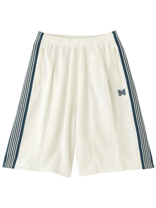 Needles x LHP H.D Exclusive Track Shorts White Blue