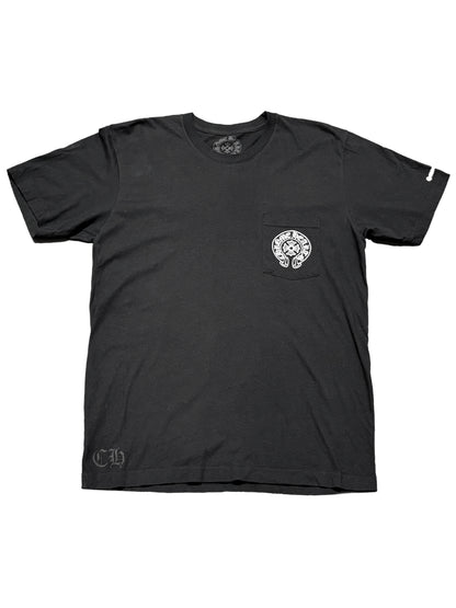 Chrome Hearts Horseshoe Logo Pocket Tee Black L C419233628-Used