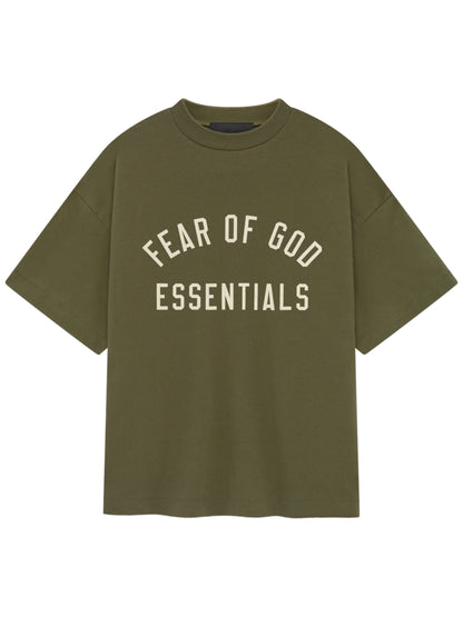 Essentials 24Fw Kids Jersey Crewneck Tee Military
