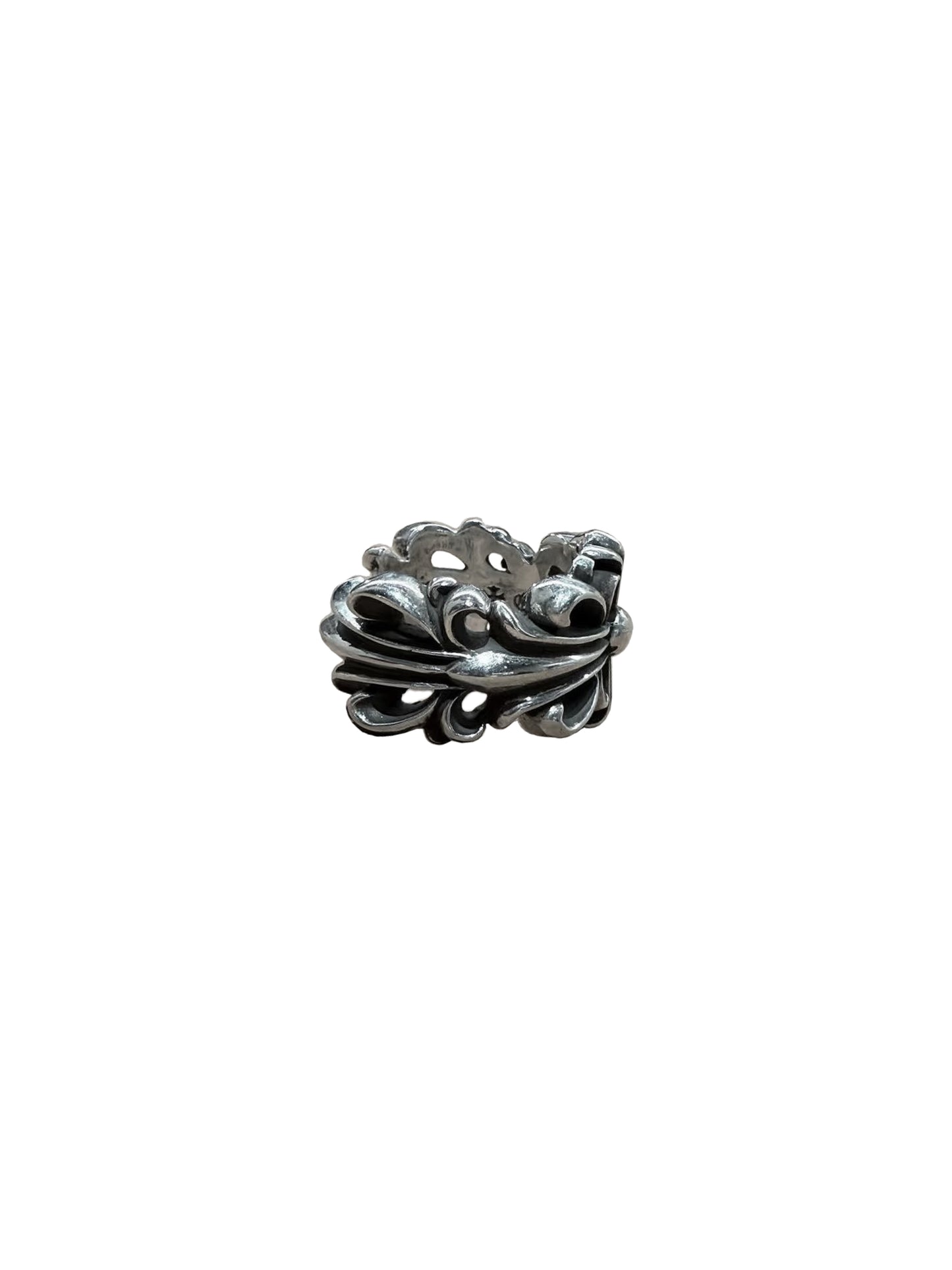 Chrome Hearts Double Floral Ring US 10.5 C519018921-Used