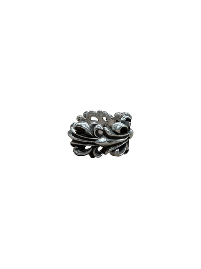 Chrome Hearts Double Floral Ring US 10.5 C519018921-Used